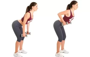 Bent Over rows with dumbbells
